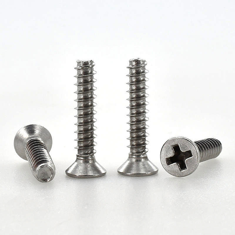 Type-B Stainless Steel Cross Recessed Flat Countersunk Head Self-Tapping Sheet Metal Screw