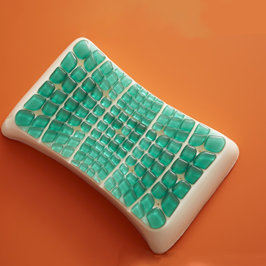 Massage Pillow Gel Cooling Memory Foam Pillow Bed Neck Massage