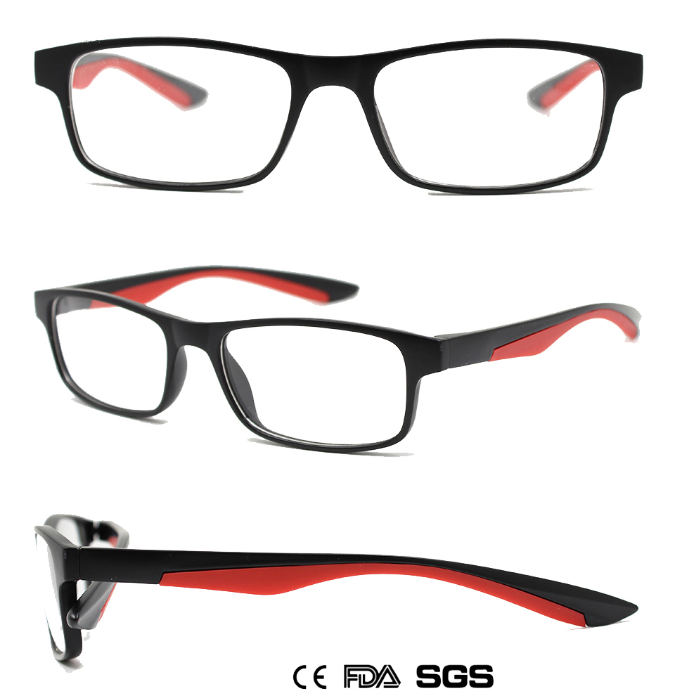 Simple Fashion Business Plastic Reading Glasses (WRP902025)