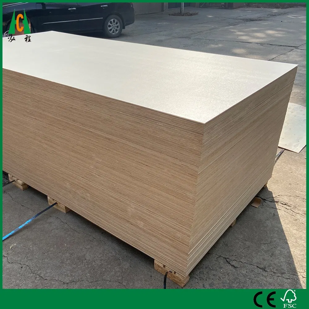 Furniture Grade Melamine Plywood Warm White Color