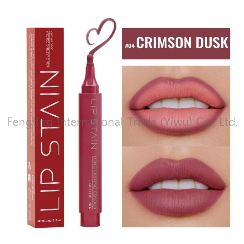6 Color New Product OEM Customize Color Water Based Formula Last Waterproof Lifting Complexion Three-Color Lasting Lip Liner
