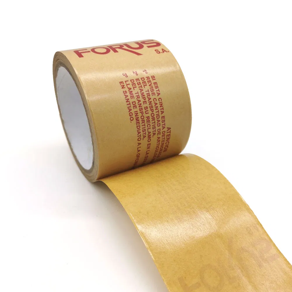 Self Adhesive Custom Printed Kraft Paper Sealing Tape with Logo