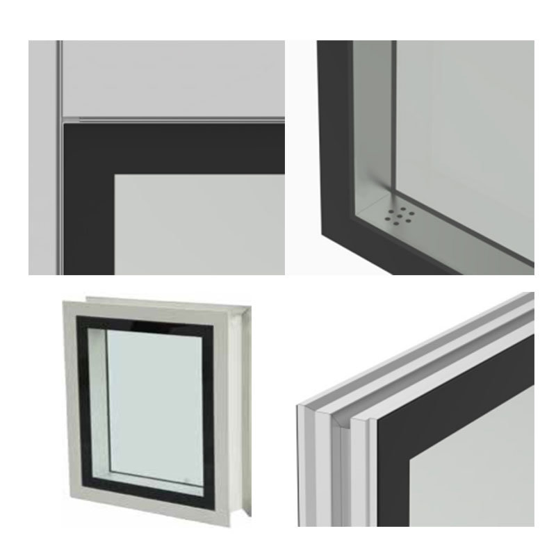 Building Curtain Wall Sound Insulation Glass Window Hollow Glass