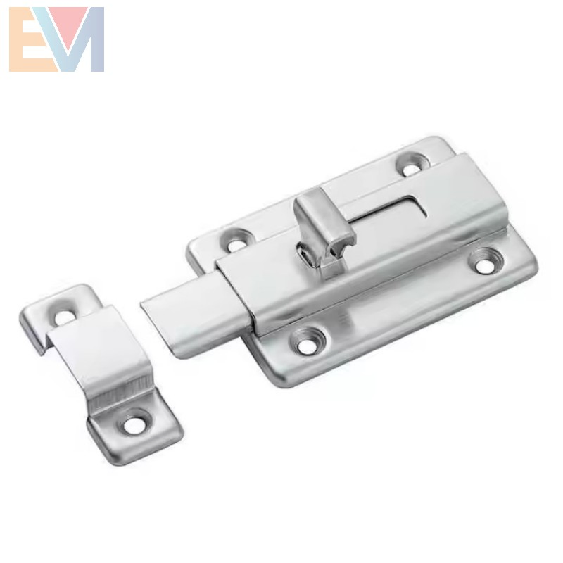 High Quality Security Stainless Steel Toilet Door Bathroom Aluminum Window Latch