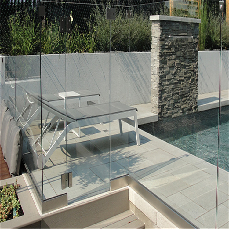 Cbmmart Factory Indoor and Outdoor U-Channel Frameless Glass Railing