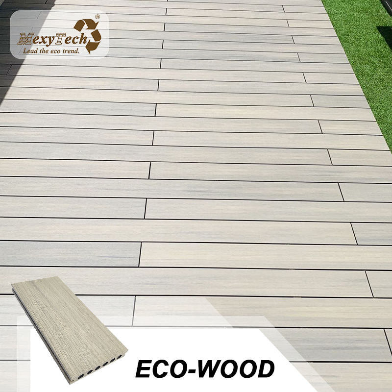 WPC Solid Decking for Marina Application 140*40mm