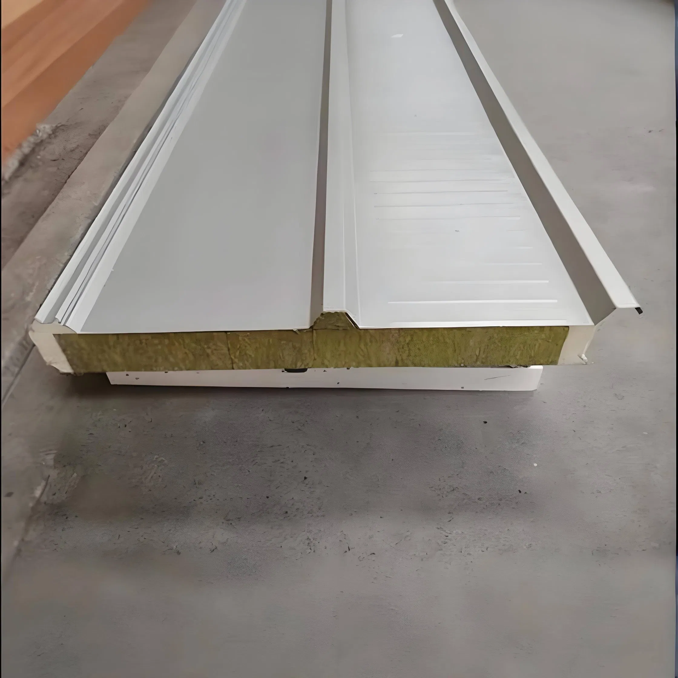 Tseason Building Materials Rock Wool Waterproof Fireproof Building Insulation Board Prefab Steel Building Rock Wool Sandwich Panel