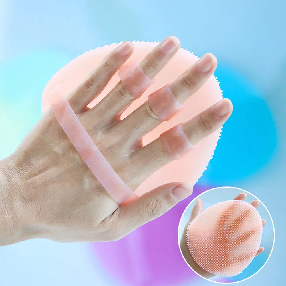 Skin Care Handheld Silicone Brush Wet Body Shower Bath SPA Scrubber