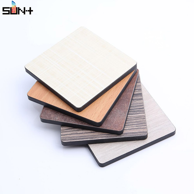 Fireproof Building Material Wood Grain Phenolic Resin Kraft Paper High Pressure Compact Laminate HPL Board for Wardrobes Cabinets