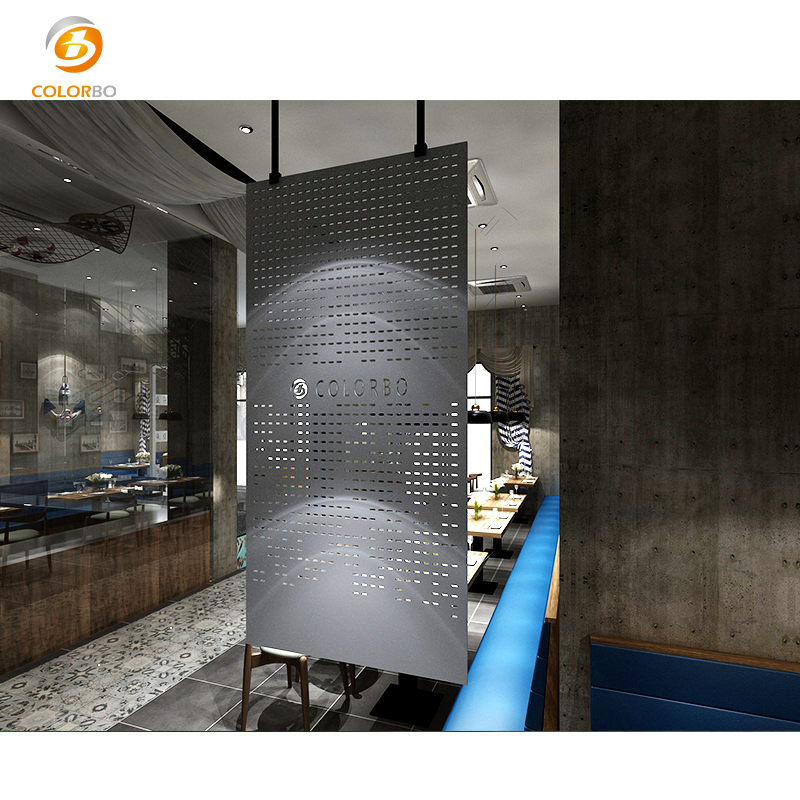 Hollow out Flame Retardant Customized PET Panel Office Furniture Screen