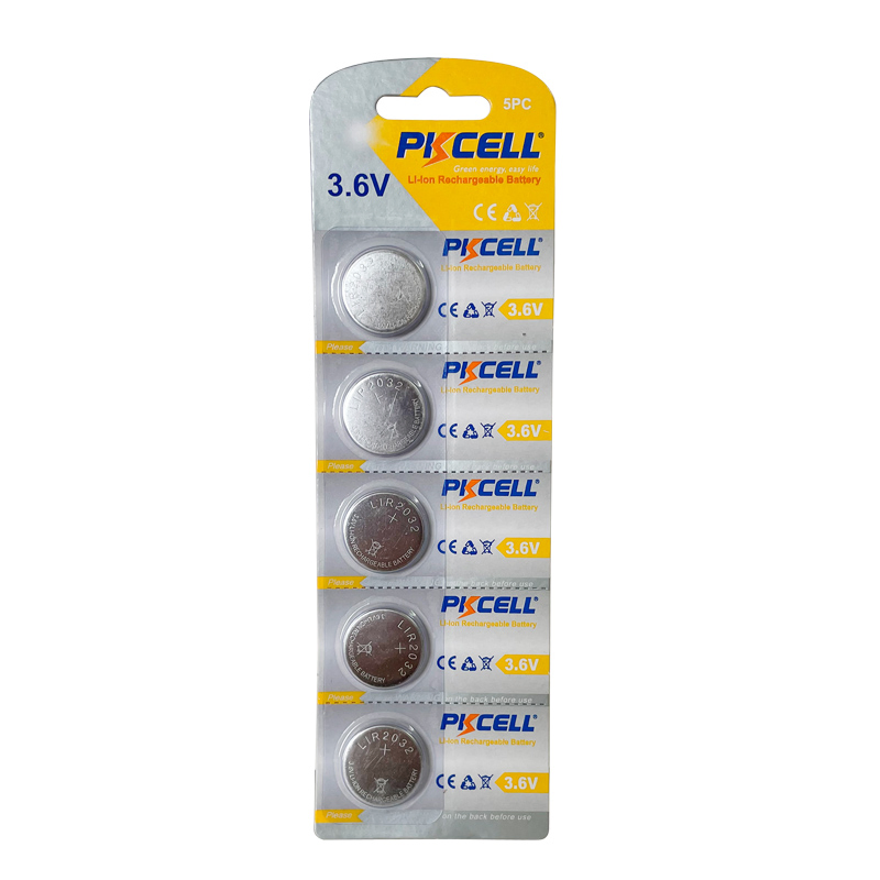Аккумуляторная батарейка PKCell LIR2032 3.6V