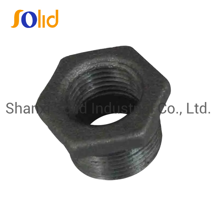 NPT Thread Malleable Iron Galvanised Pipe Fittings Bushing