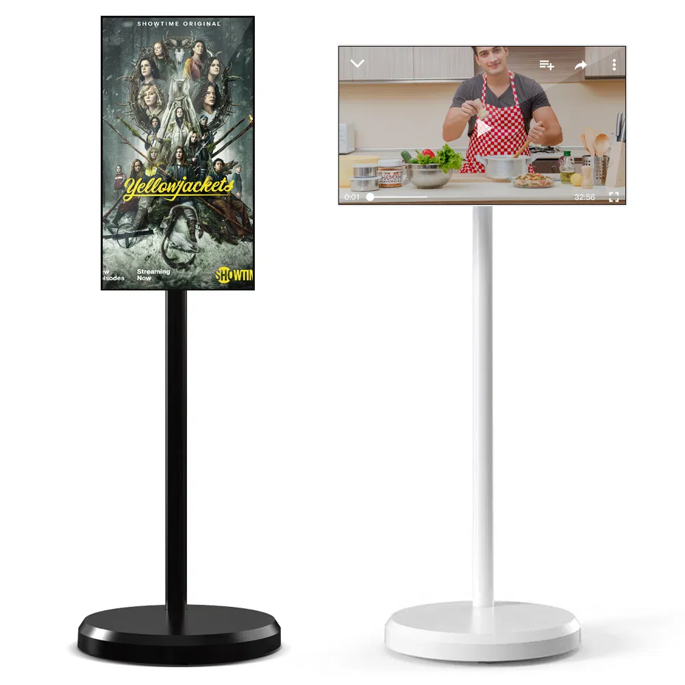 Portable Movable Floor Touch Screen Home TV Smart 32'' Touch Screen with Brevecas