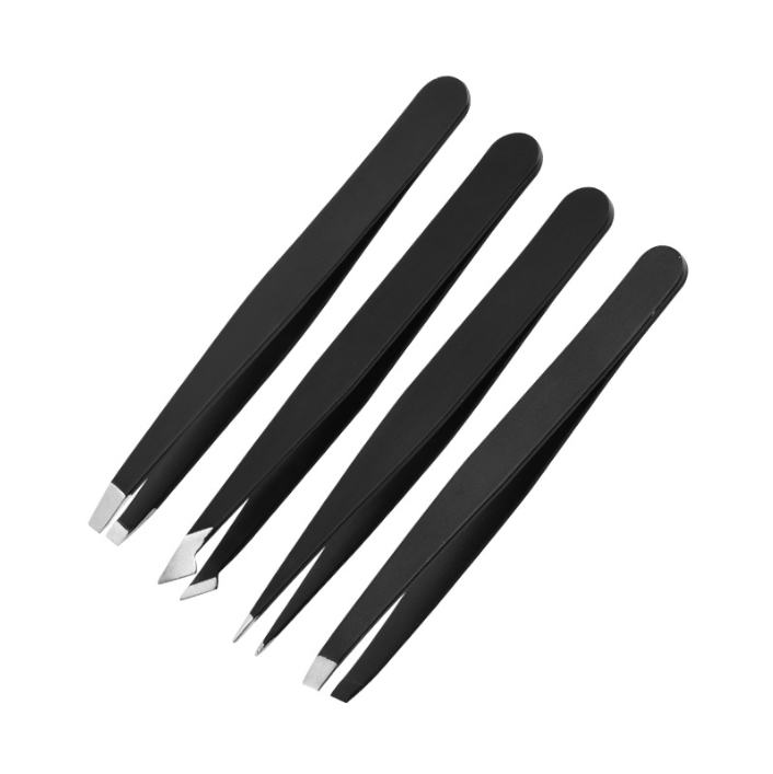 Eyebrow Tweezers Clamps Set, 96 Clamps, Stainless Steel Eyebrow Tweezers, Facial Hair and Eyebrow Shaping Tweezers