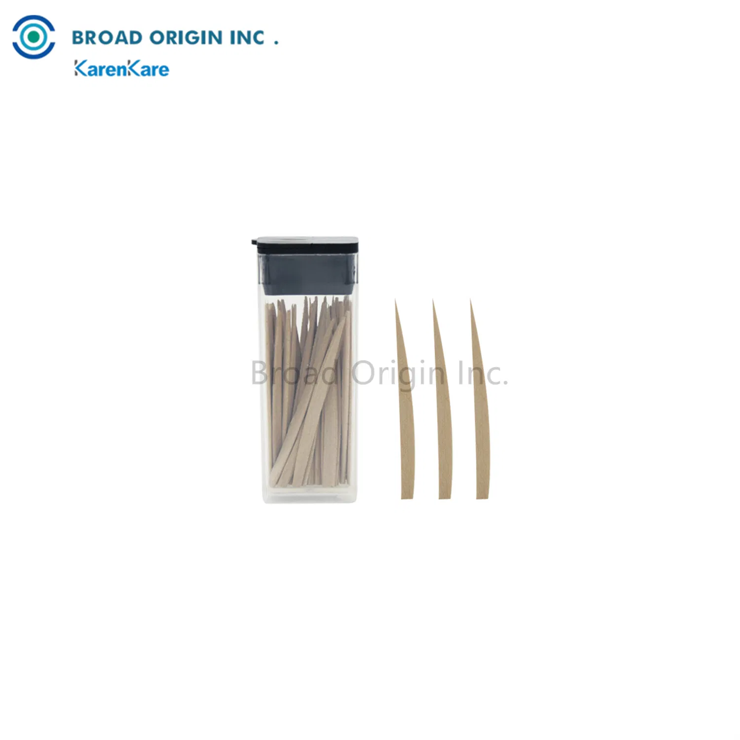 Biodegradable Wooden Toothpicks Bamboo Interdental Brush Picks