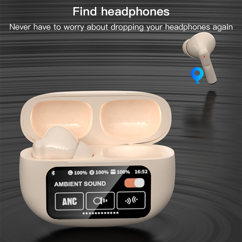 Беспроводные наушники A9 PRO LED с шумоподавлением