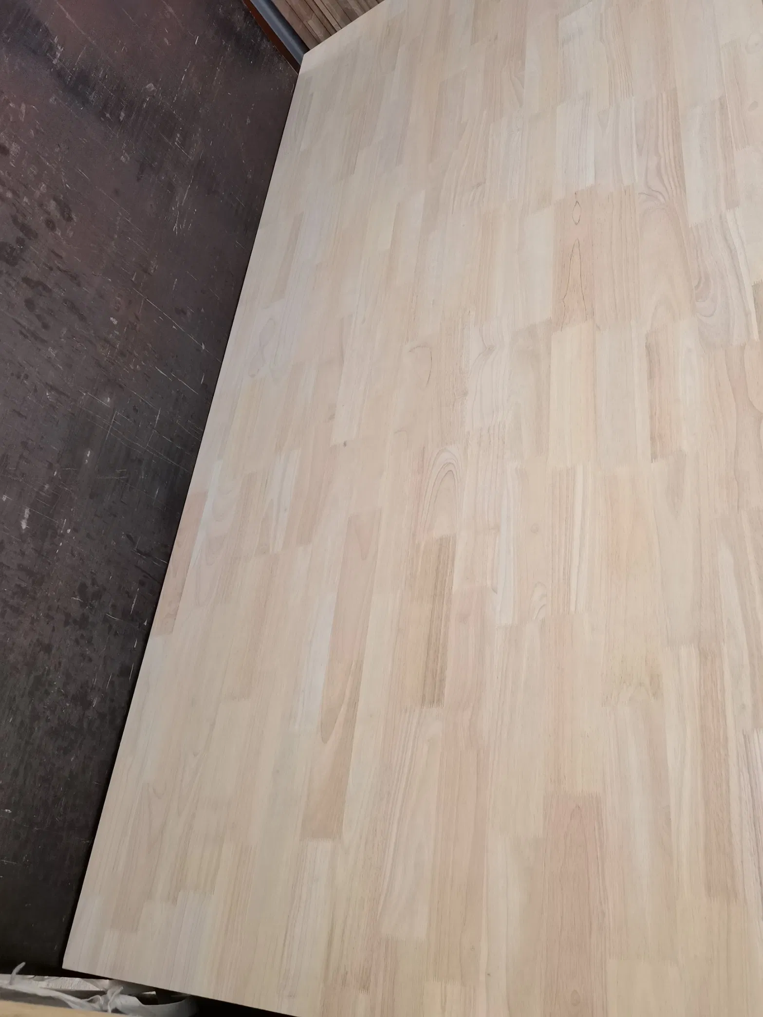 Rubber Wood Hidden Finger Jointed Sawn Lumber - 100% Natural Wood