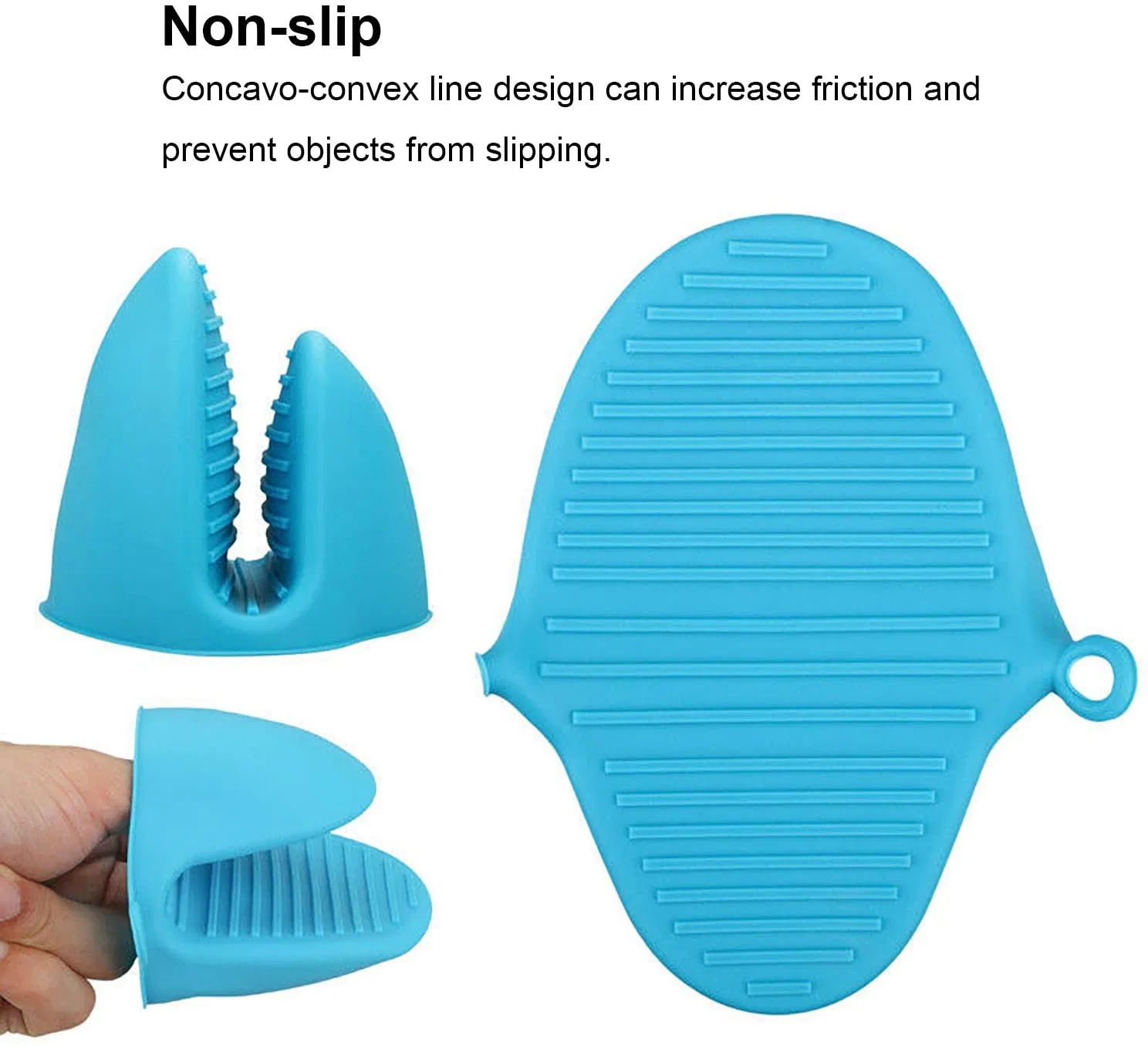 Hot Sells Kitchen Microwave Oven Insulation High Temperature Anti-Scalding Silicone Oven Mitt Non-Slip Silicone Kitchenware