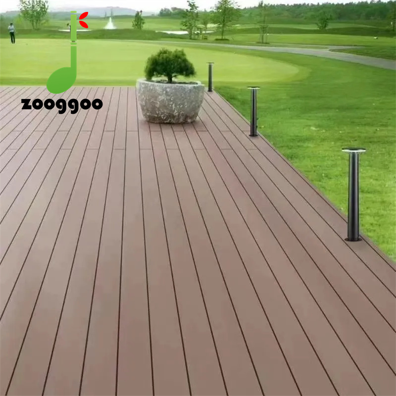 High Abrasion Eco-Friendly Solid Outdoor Garden Bamboo Decking for Heavy Traffic Areas