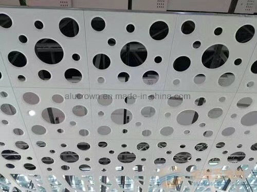Decorative Construction Material Perforated Hole Aluminum Ceiling Facade Metal Panel