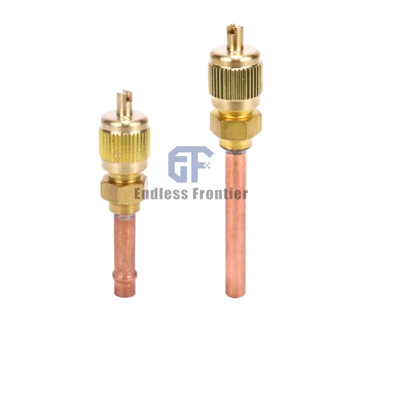 Copper Refrigeration Parts Charging Valve/Access Valve for Air Conditioner