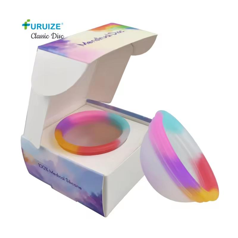 100% Medical Silicone Menstrual Disc Menstrual Disc Reusable Copa Menstrual Cup