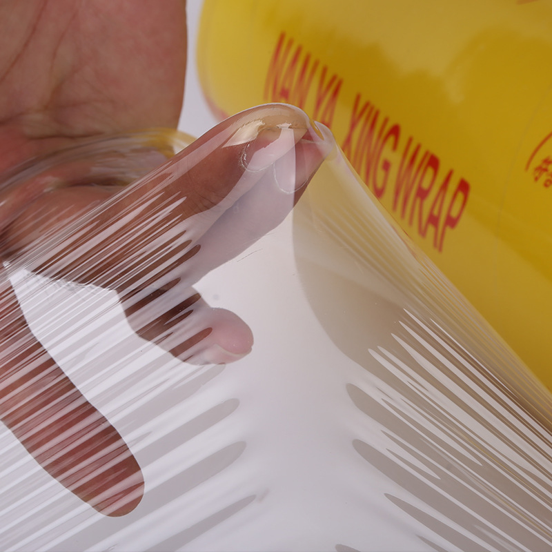 Wholesale Price 9mic * 35cm PVC Cling Film Wrapping Stretch Film Plastic Roll for Supermarket