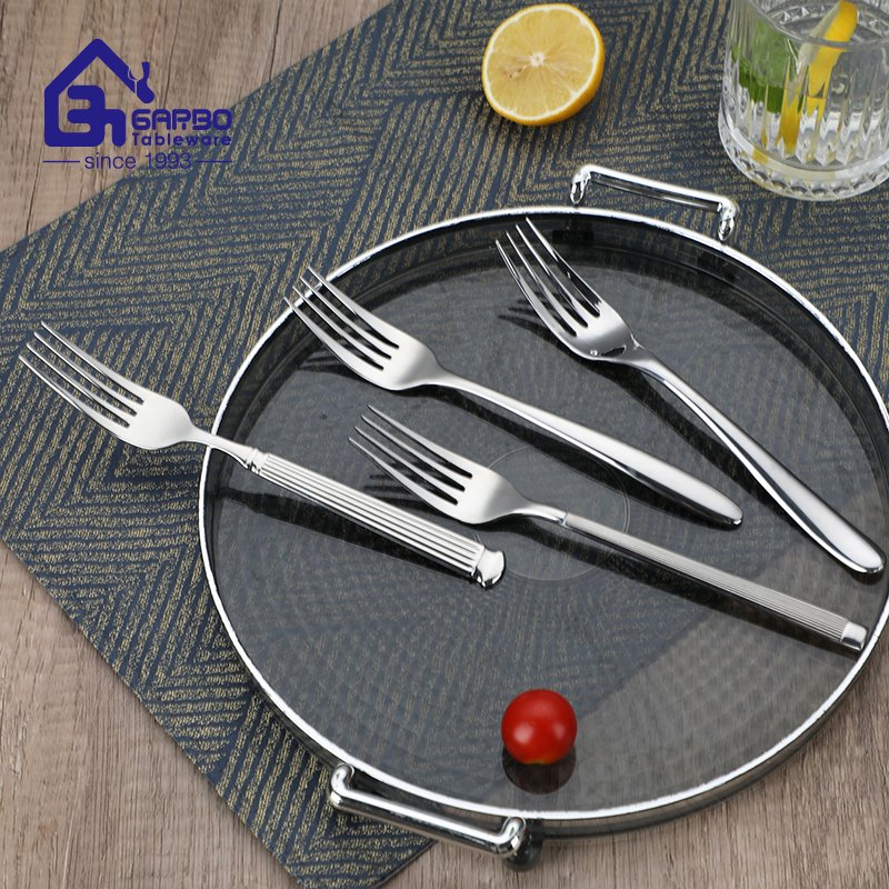 Europe Customized 18 0 Stainless Steel Forks Mirror Polished Dinner Forks Set Made in China