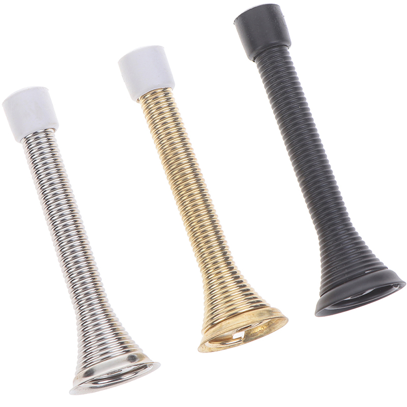 Chrome Silver Spring Door Stop Stops Stopper Door Stop