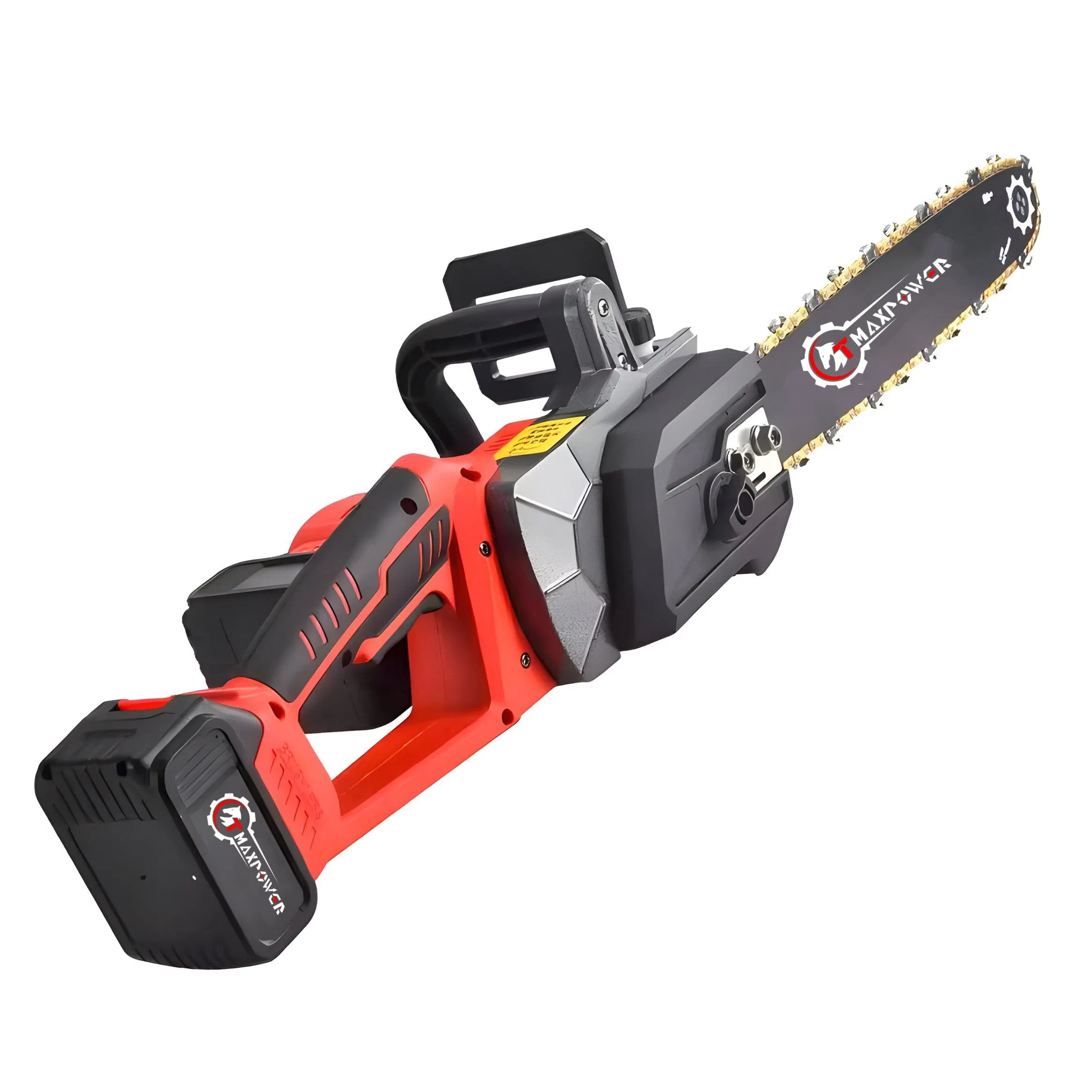 21V+21V Powerful Cordless Garden Chainsaw with Lithium Battery Handheld Chain Saw Garden Tools TM-CS408li-16"