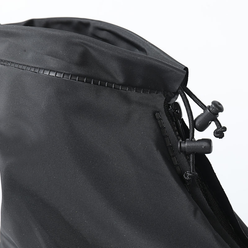 Black Anti-Slip Reusable Folding Waterproof Outdoor PVC Rain Boots Shoes Cover with Zipper