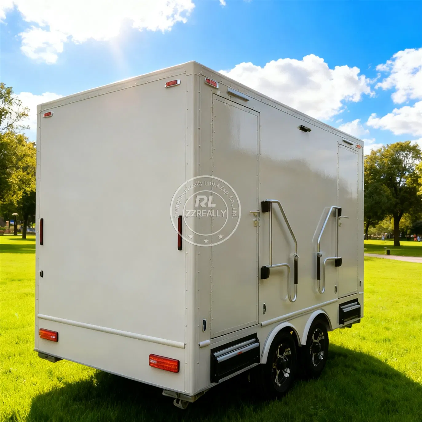 Luxury Events Camping Toilet Trailer Outdoor Restroom Portable Mobile Bathroom Trailer for Events