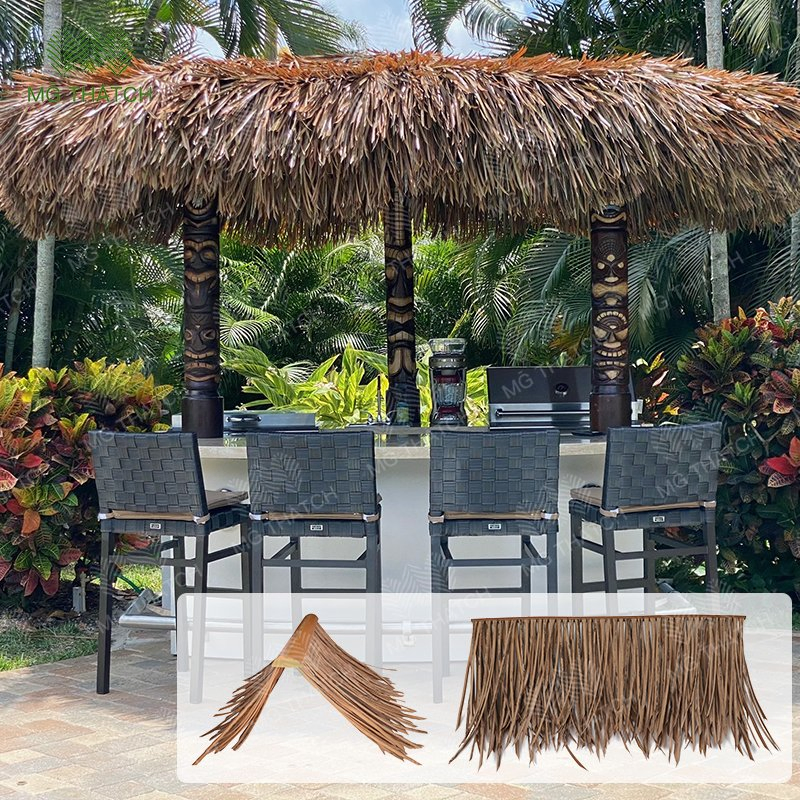 UV Resistant Artificial Synthetic Thatch Cottage Roof