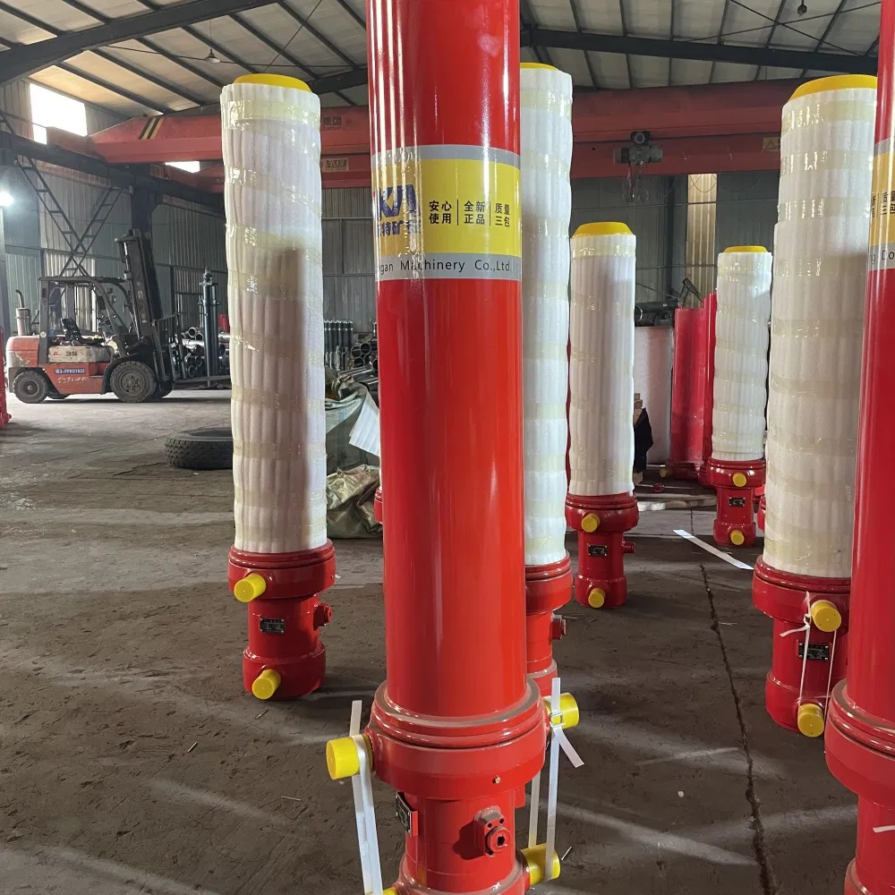 Гидравлический цилиндр подъема для самосвала