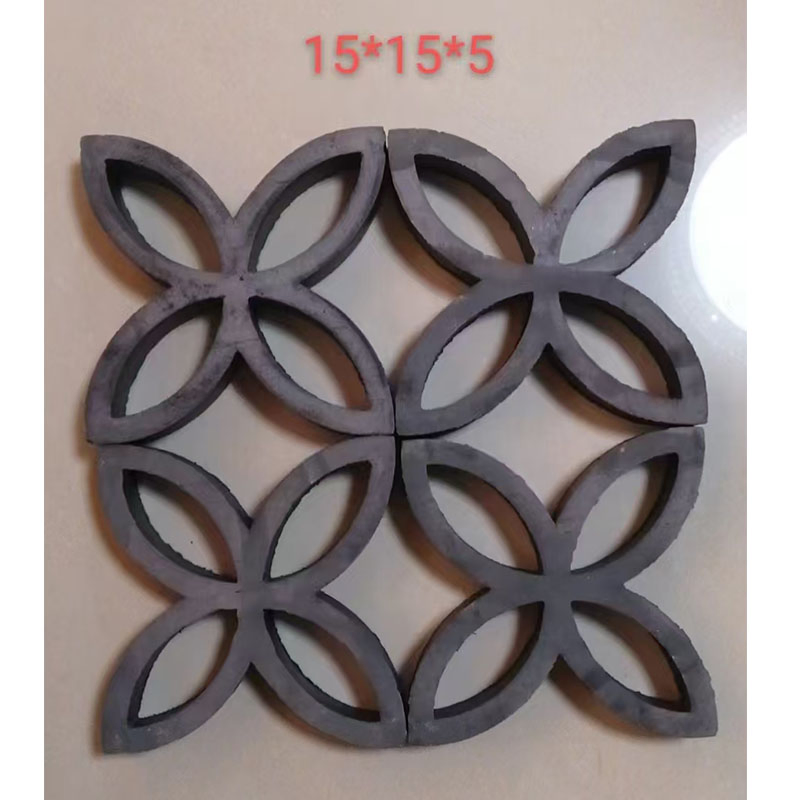 Gray Vintage Natural Terracotta Clay Hollow Decorative Bricks Building Blocks