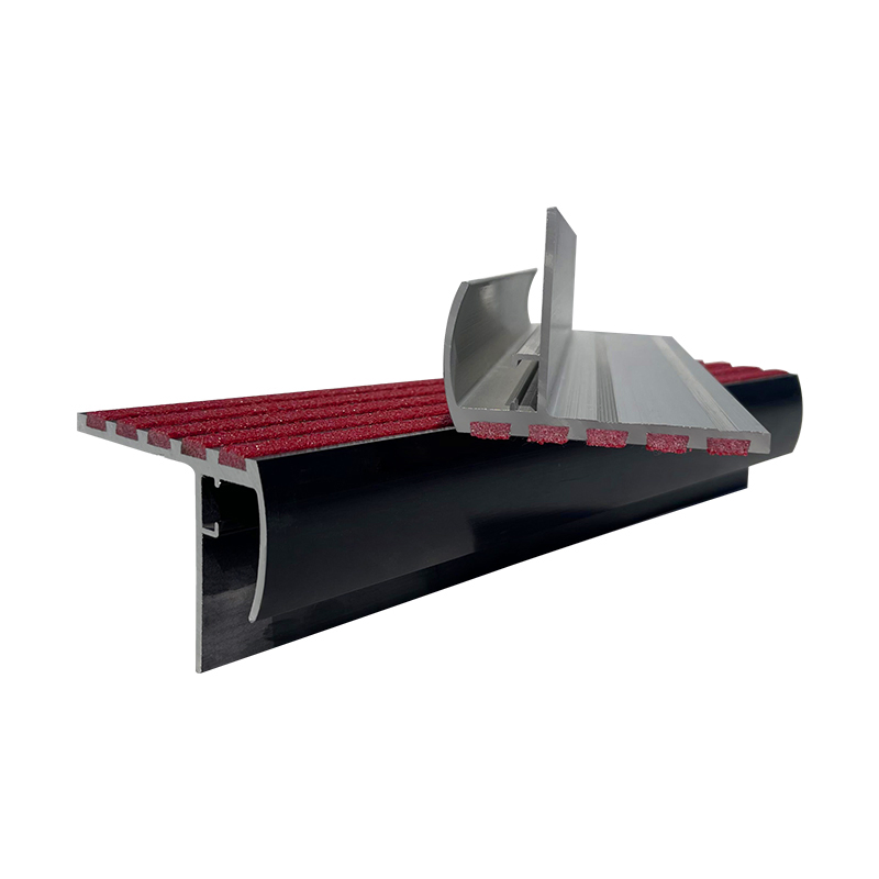 Carborundum Anti Slip Stair Nosing and Step Corner Strip Protector Luminescent