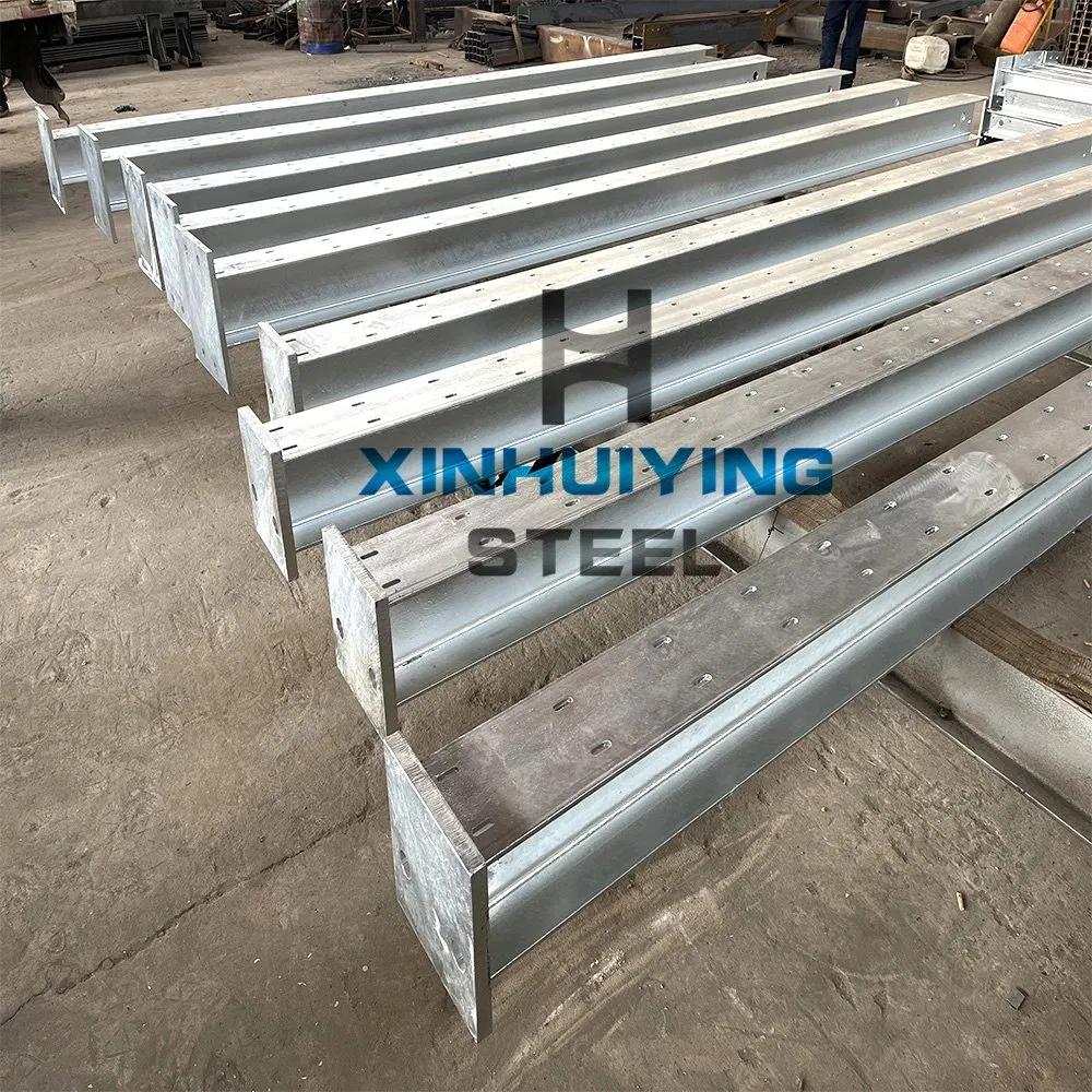 Custom Steel H Post Galvanized H Section Commercial Fencing Post Base Plate