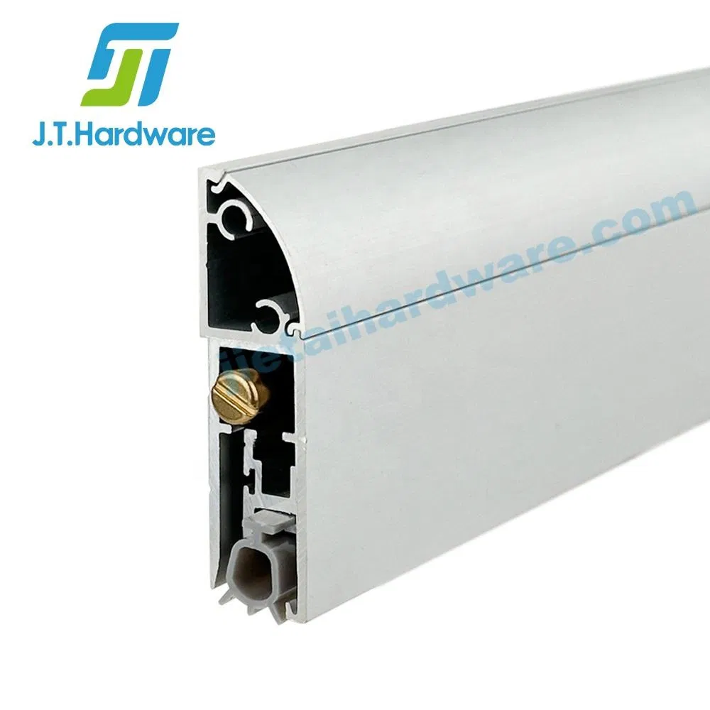 Jthardware Surface Mounted Drop Down Aluminum Door Sweep Automatic Door Bottom Seal