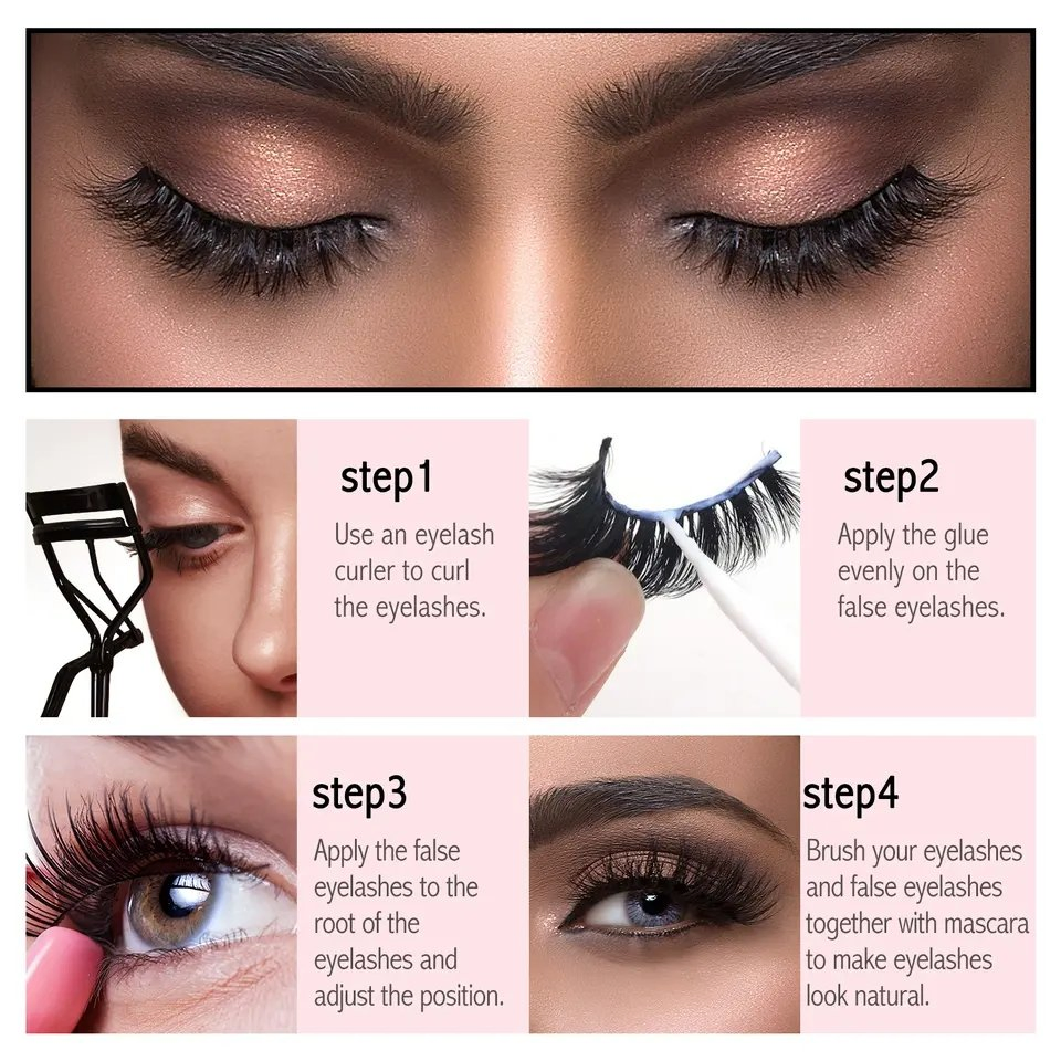 Wholesale 10pairs Faux Mink Eyelashes