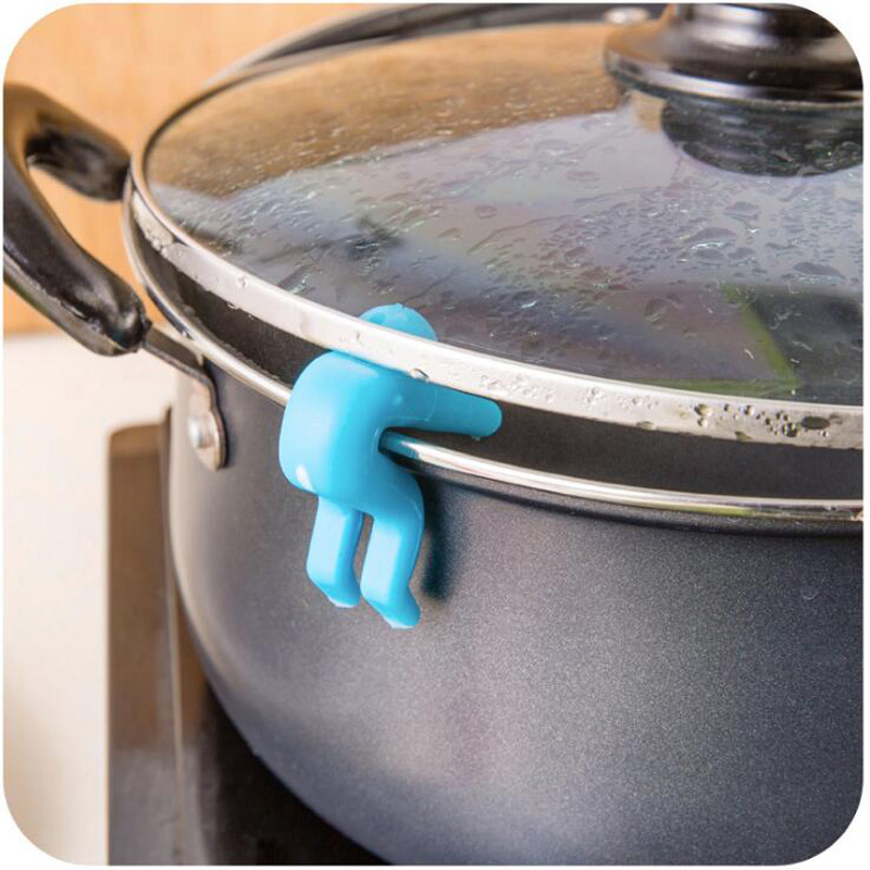 Силиконовые держатели для крышек в форме человечков