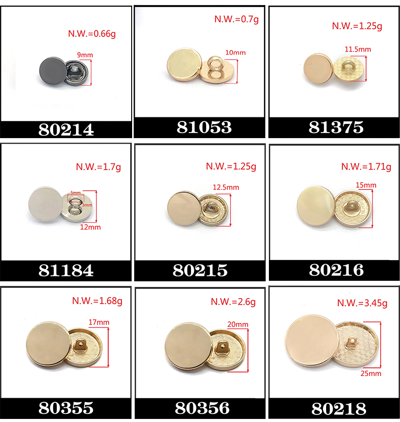 Пуговицы для одежды на заказ