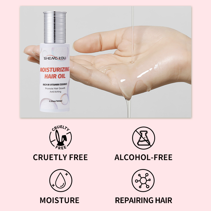 Private Label Vitamin Essence Oil Scalp Anti-Itch Treatment Hair Growth Hair Care Oil