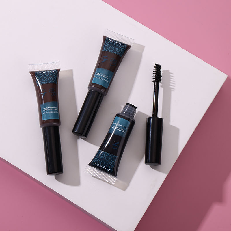 Wholesale Makeup Eyebrow Tinted Setting Brow Gel Clear Vegan Wax Eye Brow Wax Gel Lifting Private Label Eyebrow Gel