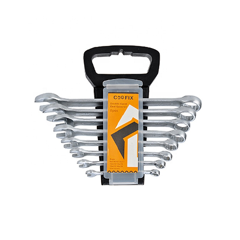 Premium 8-Piece Combination Spanner Set for Versatile Use