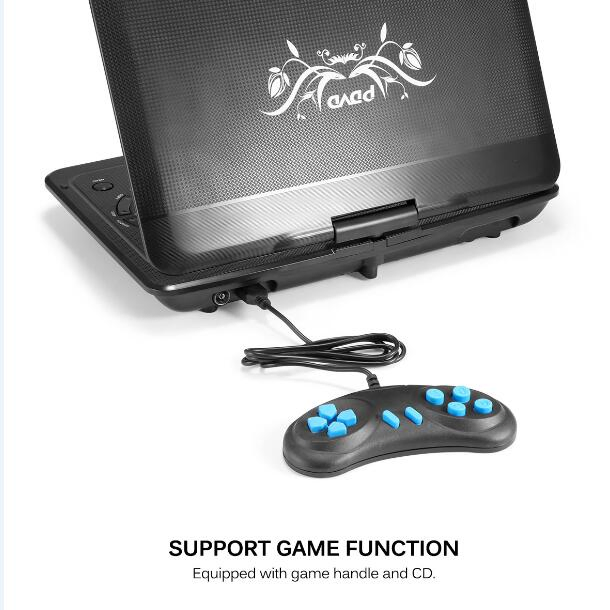 Портативный DVD-плеер 13.5 дюймов с USB и SD