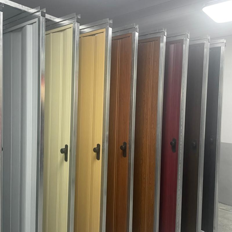 Middle East Good Sale with Flower Design Glass PVC Plastic Folding Door for Indoor Room Decoration