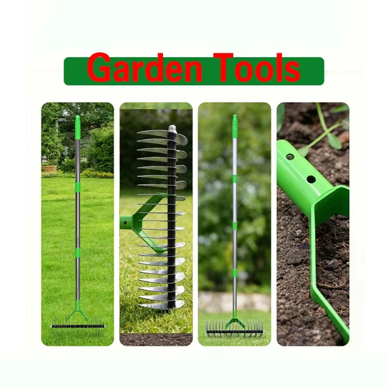 Hot Sale Multi-Purpose Garden Grass Leaf Rake Durable Garden & Farming Rake
