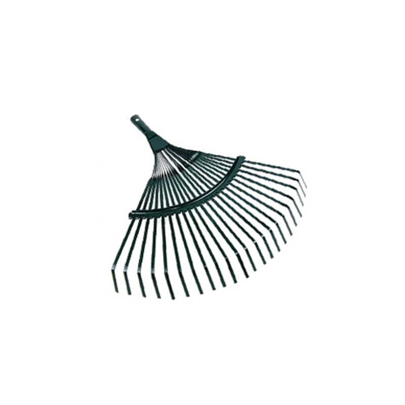 Hautine R121 Type Adjustable Lawn Rake with 22 Teeth Chromed