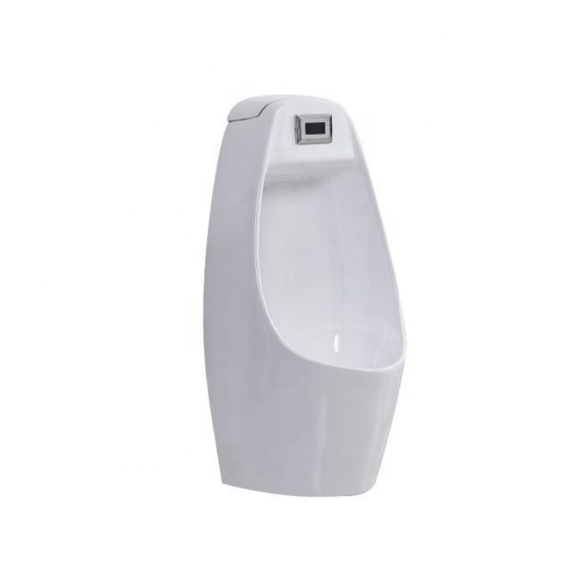 Public Toilet Urinal Sanitary Ware White Floor Men's Urinal Customized Induction Urinal or Manual Flush Valve Urinal