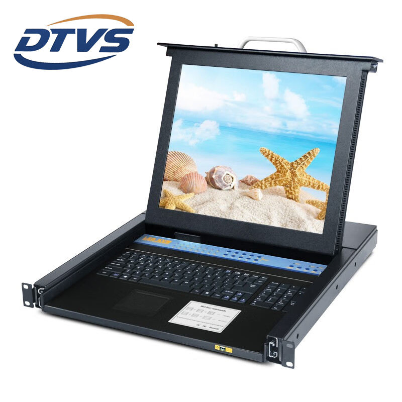 17-дюймовый KVM-коммутатор на 16 портов RJ45, 1U